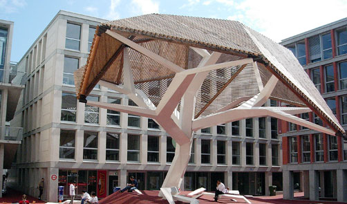 Skulptur i Lausanne.