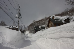 I Sapporo var det snöigt.