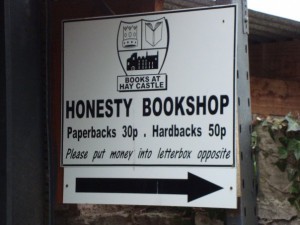 Honesty Bookshop i Hay-on-Wye