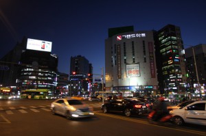 Trafik i Seoul.