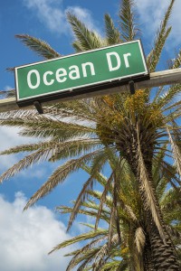 Berömda Ocean Drive.