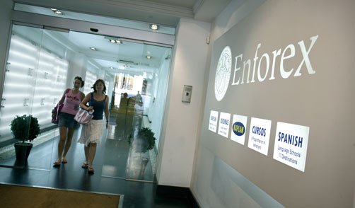 Entrén hos Enforex.