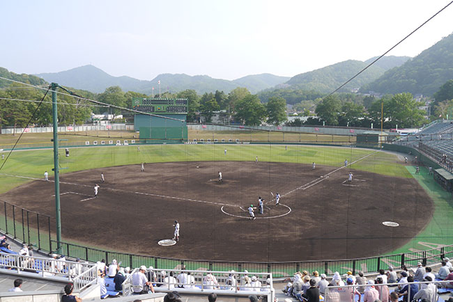 Baseballstadion i Maruyama.