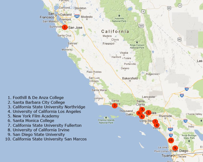 Våra skolor i Kalifornien