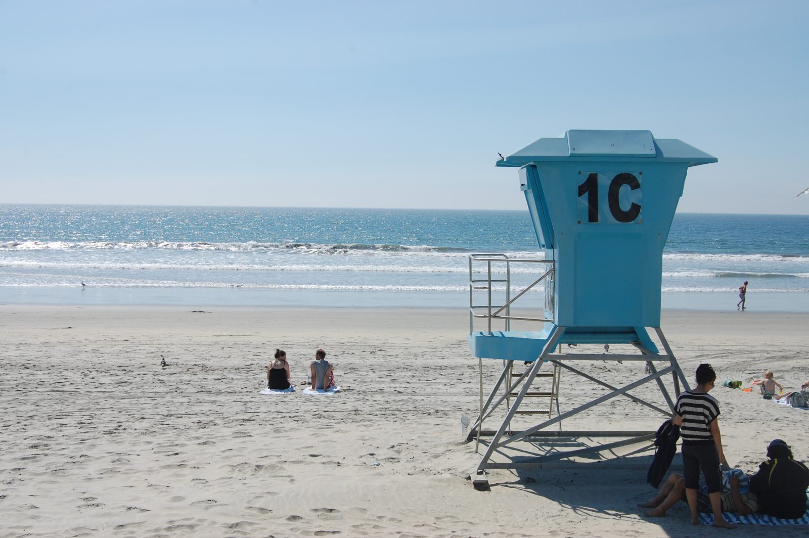 Stränderna utanför San Diego.