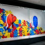 Vårens design utställning från RMIT University i Melbourne. De har använt sig av färg, form och perspektiv för att skapa stora detaljfyllda verk.