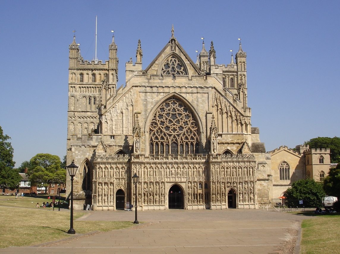 Exeter Cathedral, Exeter City, University of exeter, Erasmus+ och CORKSCREW, studera utomlands i södra england