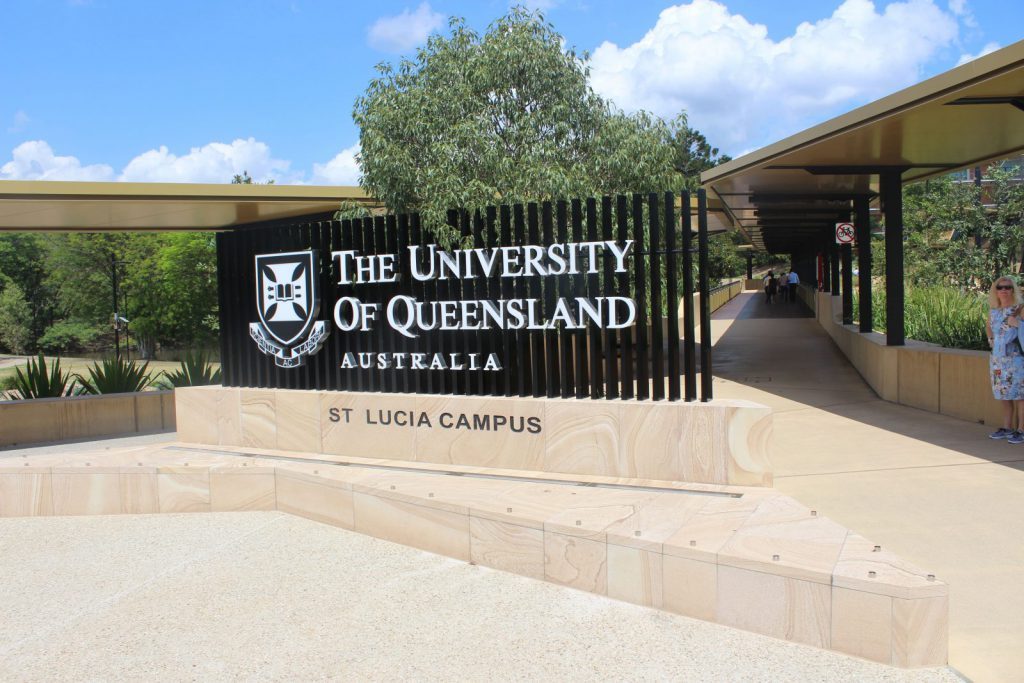 University of Queensland, Brisbane, Queensland, Australien, ansök via blueberry.nu