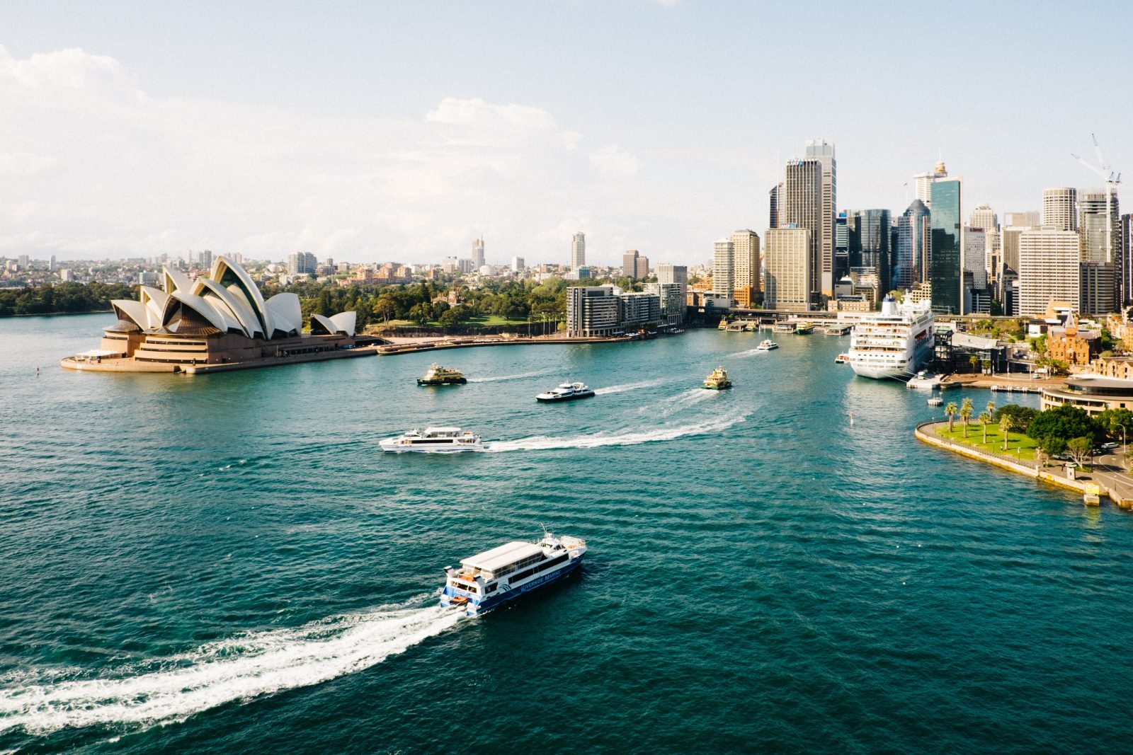 Utsikt över Opera Huset i Sydney