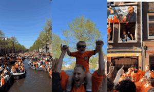 Kings Day i Amsterdam