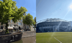 Amsterdam kanal + Johan Cruijff Arena