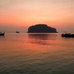 Utsikt över hav i Thailand