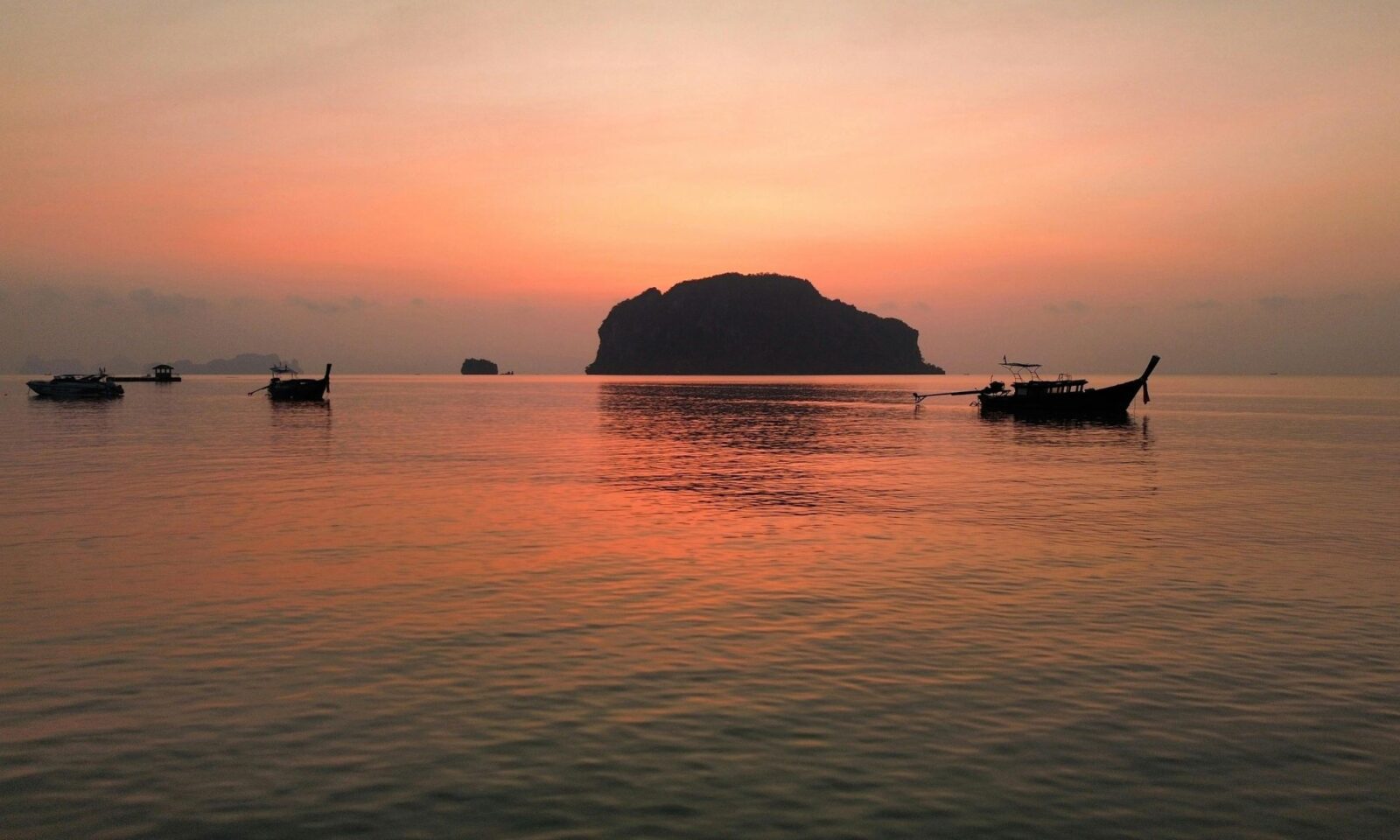 Utsikt över hav i Thailand