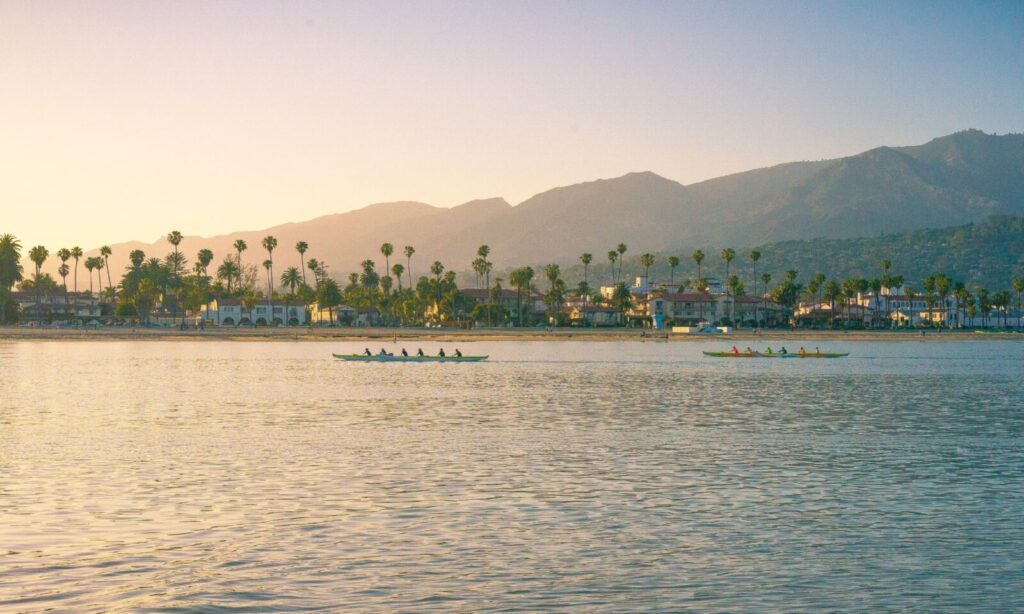 Santa Barbara från havet