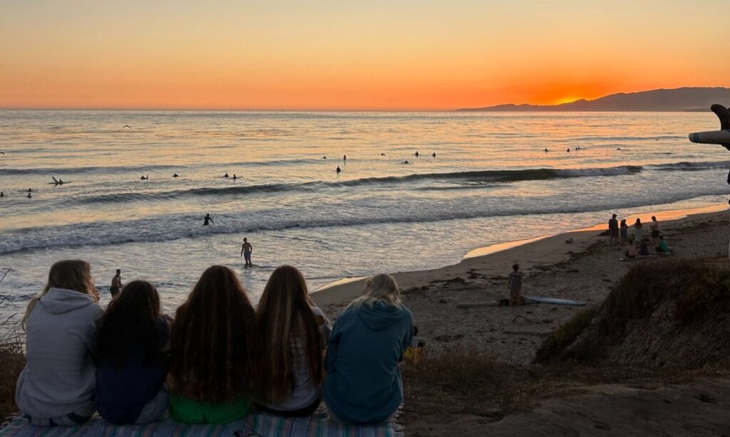 människor på strand