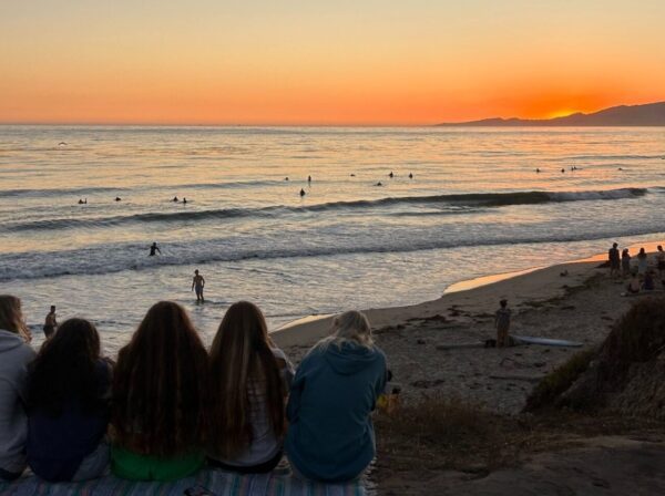 människor på strand